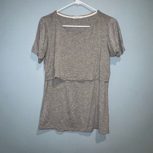 Gray Nursing Shirt